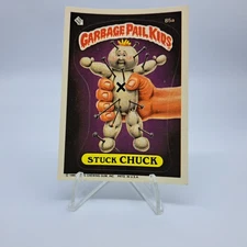 1986 Garbage Pail Kids Stuck Chuck #85a OS3 Vintage GPK Card