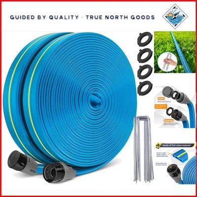 Sprinkler Soaker Hose 100FT - Heavy Duty Sprinkler Hose, Efficient Saving Water