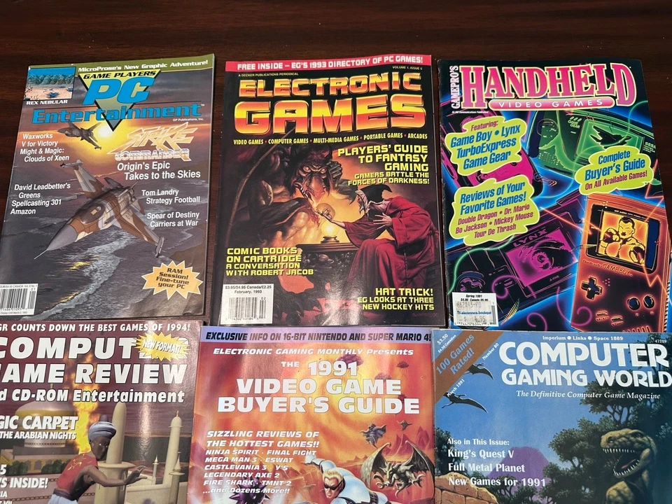 Vintage Magazine Lot: Computer Gaming World; PC Games; Gamepros Handheld - Image 2 of 4