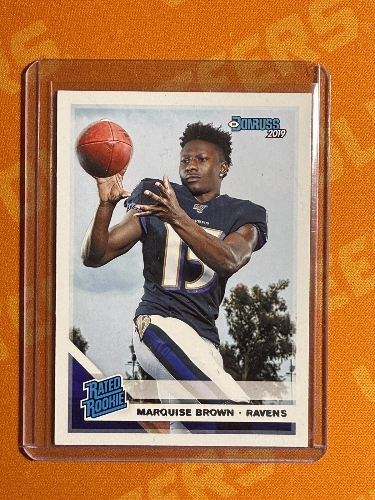 Marquise Brown #312 2019 Panini Gold Standard Football Rookie Jersey Autographs