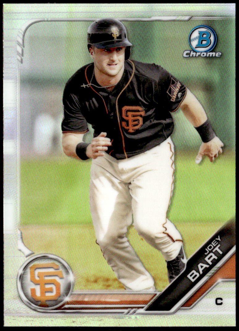 2019 Bowman Draft #BDC-134 Joey Bart Chrome Refractor E1
