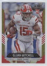 2021 Score Rookies Dots Gold 192/225 Elijah Mitchell #381 0n29
