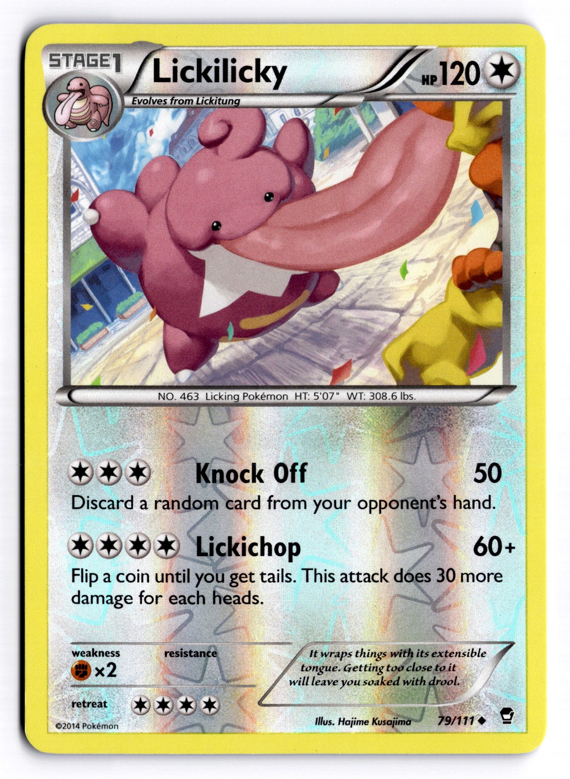 Lickilicky Uncommon XY - Furious Fists 79/111 NM