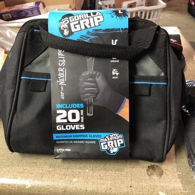 Brand New Gorilla Grip Tool Bag  With 5 Pair Of Gloves 