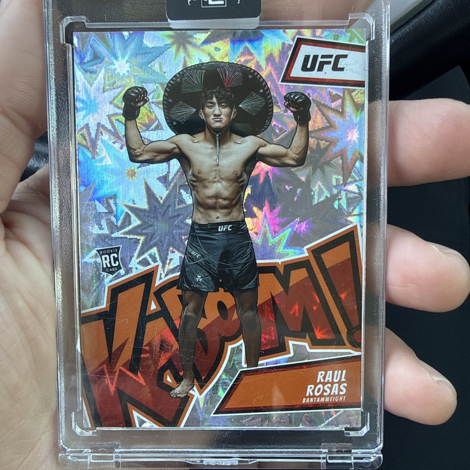 Raul Rosas Jr. 2023 Panini Chronicles UFC Kaboom! Case Hit! Rookie RC