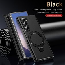 For Samsung Galaxy Z Fold 7/6/5/4/3 Magnetic Leather Stand Mag Safe Screen Case