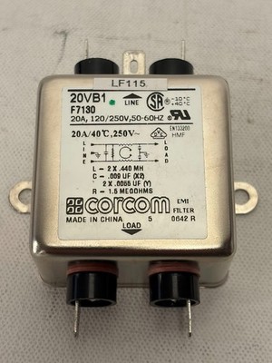 Used - CORCOM 20 VB1 F7130 Line Filter