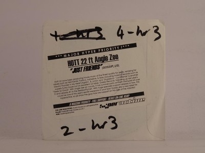 HOTT 22 FT ANGIE ZEE JUST FRIENDS (E88) 5 Track Promo CD Single including Plasti