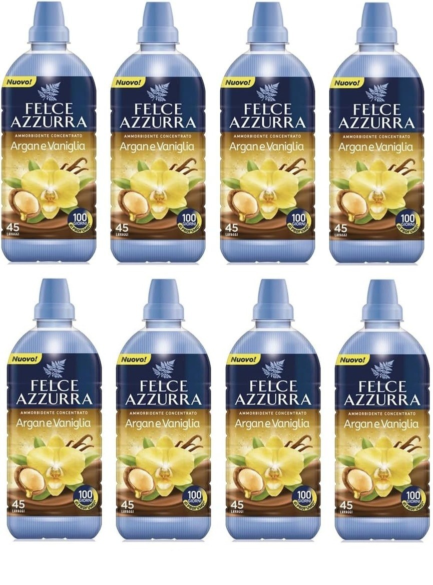 Ammorbidente Felce Azzurra Argan e Vaniglia 8 Pezzi 900ml - Scorta Casa