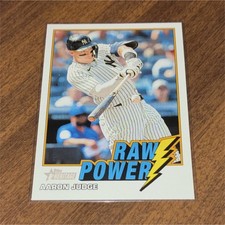 Topps Heritage Raw Power Aaron Judge New York Yankees 2026 #RP-AJ