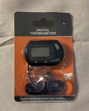 Aquarium Thermometer Digital Fish Tank Terrarium Water Temperature Test
