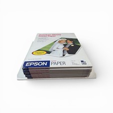7 Packs Epson Premium Glossy Photo Paper for Ink Jet 8.5  x 11" 20 Sheets/Pack