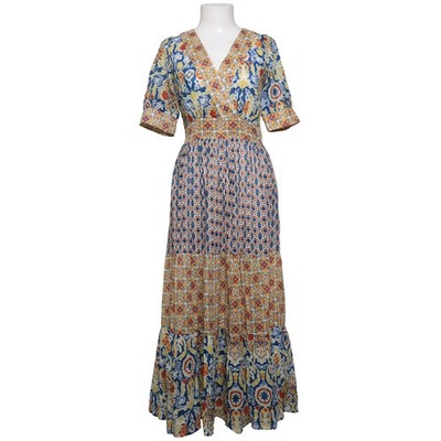 Derhy, Maxikleid, Größe: S, Fossette, Mehrfarbig, Baumwolle, Print, Damen #nHp