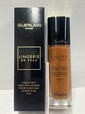 GUERLAIN LINGERIE DE PEAU NATURAL FOUNDATION 06W VERY DEEP WARM 1 OZ-NEW IN BOX