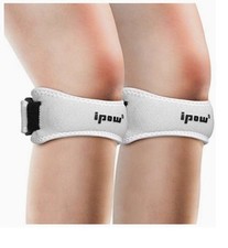 IPOW Paquete de 2 Alivio del Dolor de Rodilla y Estabilizador de Rótula Correa de Rodilla Soporte Nuevo en Caja
