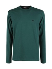 Rifle T-shirt uomo a maniche lunghe in cotone - verde