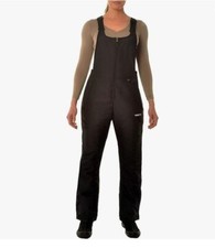 NEW Arctix Women's Essential Insulated Bib Overalls, Black, 3X, 31L
