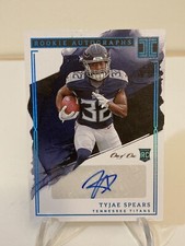 2023 Panini Impeccable Tyjae Spears Platinum Auto RC 1/1 Rookie Autograph