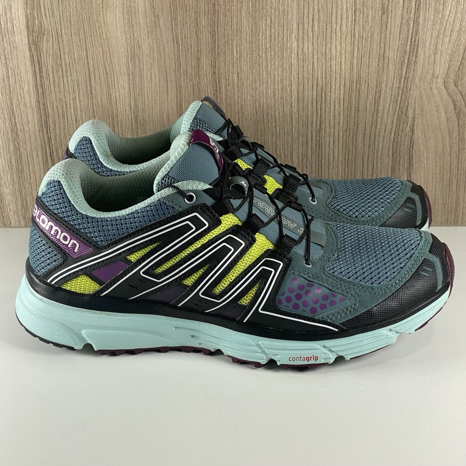 Scarpe da trail running Salomon X Mission 3 blu acqua 402382 donna taglia 7 5