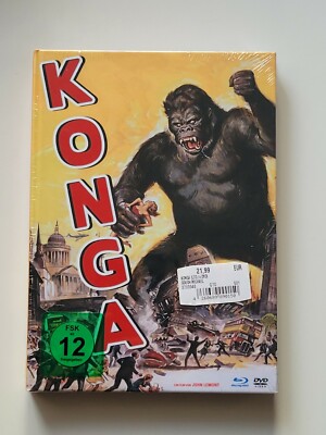 KONGA - Uncut BluRay inkl. DVD /  Limited Mediabook / NEU & OVP