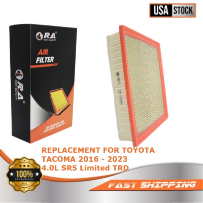 11895 Engine Air Filter for TOYOTA TACOMA 2016 - 2023 3.5L V6 SR SR5 Limited TRD