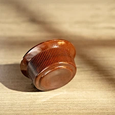 Vintage LARGE Radio Knob 1pc 1920s-30s Bakelite 1/4" Opening w/ Set Screw