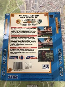NFL's Greatest San Franciscovs Dallas 1978-1993 SEGA CD ART SLEEVE ONLY