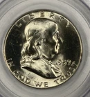 1959-D Franklin Half Dollar. .50. PCGS MS64 FBL. Green Lable.
