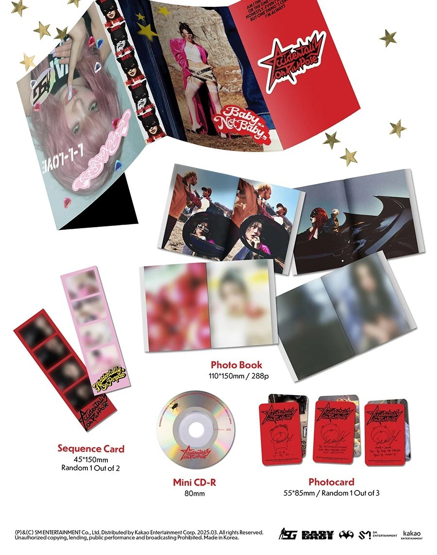 SEULGI [ACCIDENTALLY ON PURPOSE] Album MINI PHOTO BOOK Ver./Mini