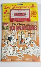 Vintage Walt Disney 101 Dalmatians 1983 Read Along Book And Tape