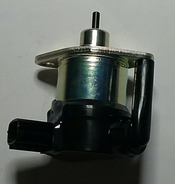 Genuine OEM Kubota Fuel shut off solenoid 1C01060017 2 Wire Connector