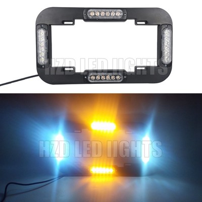 led number plate lights flashing