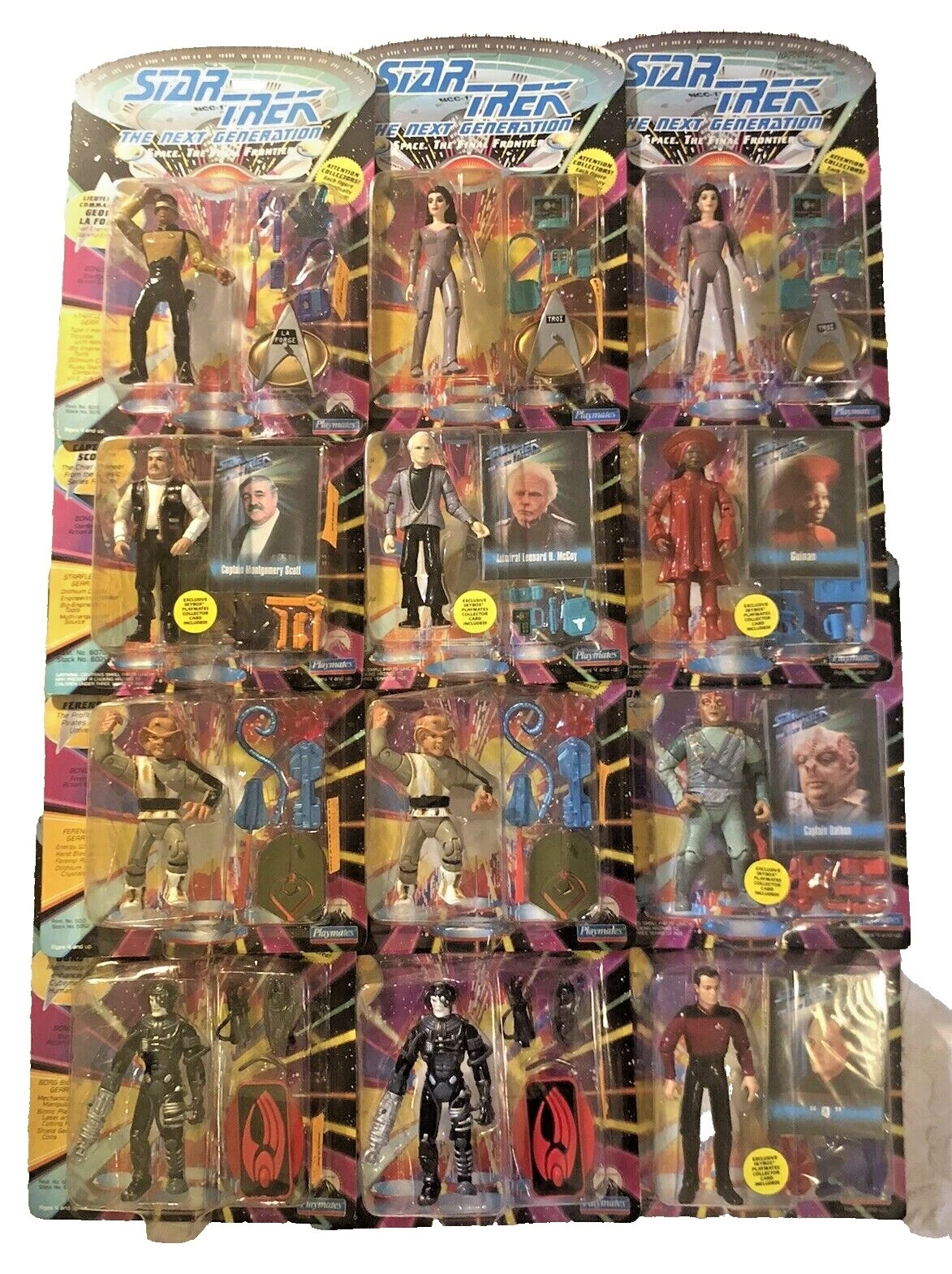 Playmates Toys Plastic Action Action Figure Collections