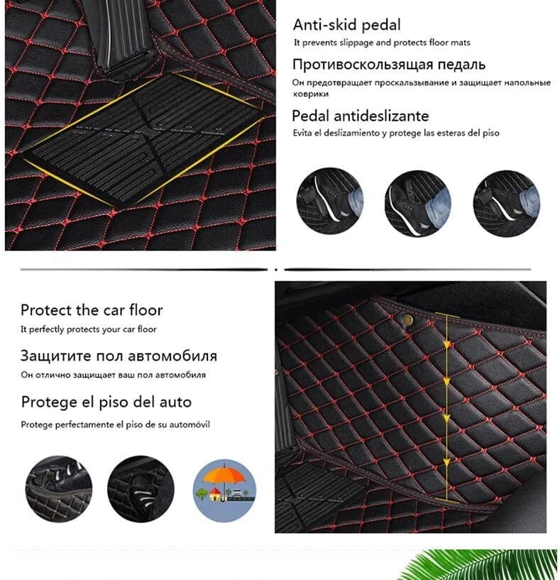 For Mercedes-Benz ML250 ML320 ML350 ML400 ML430 ML450 ML500 ML550 Car Floor Mats - Image 4 of 4