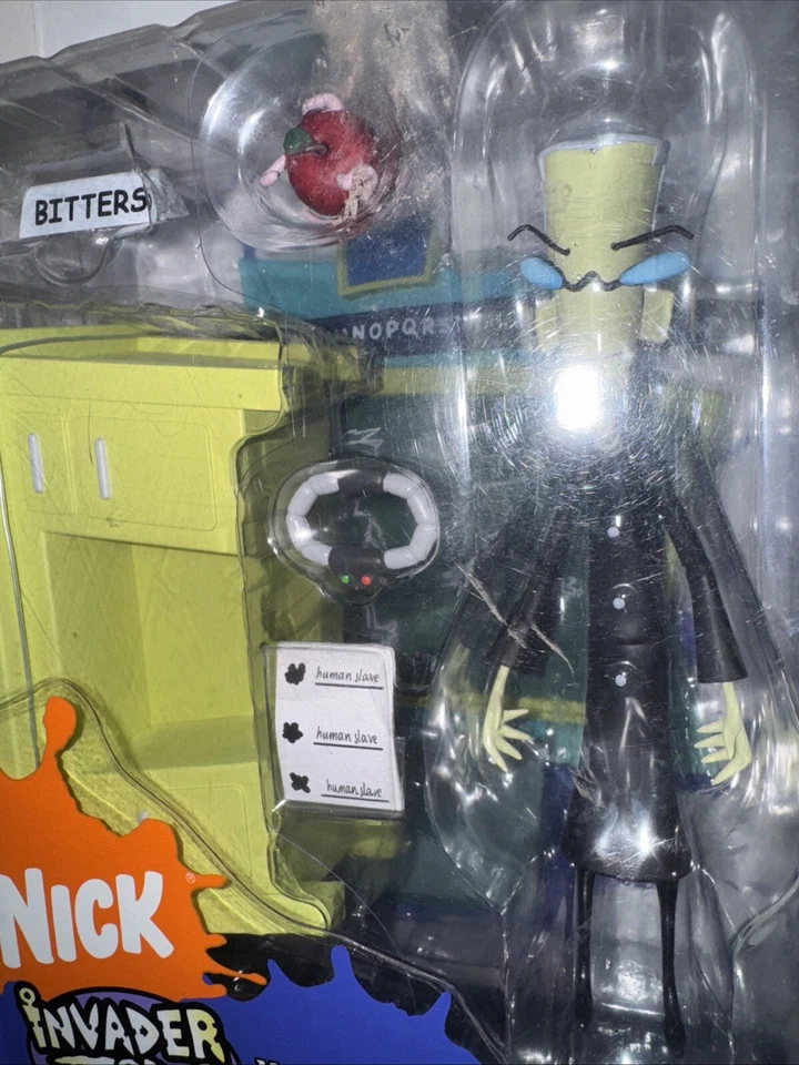 Palisades Nick Ms Bitters  “Invader Zim” Series 1 Action Figure sealed in box - Image 4 of 4