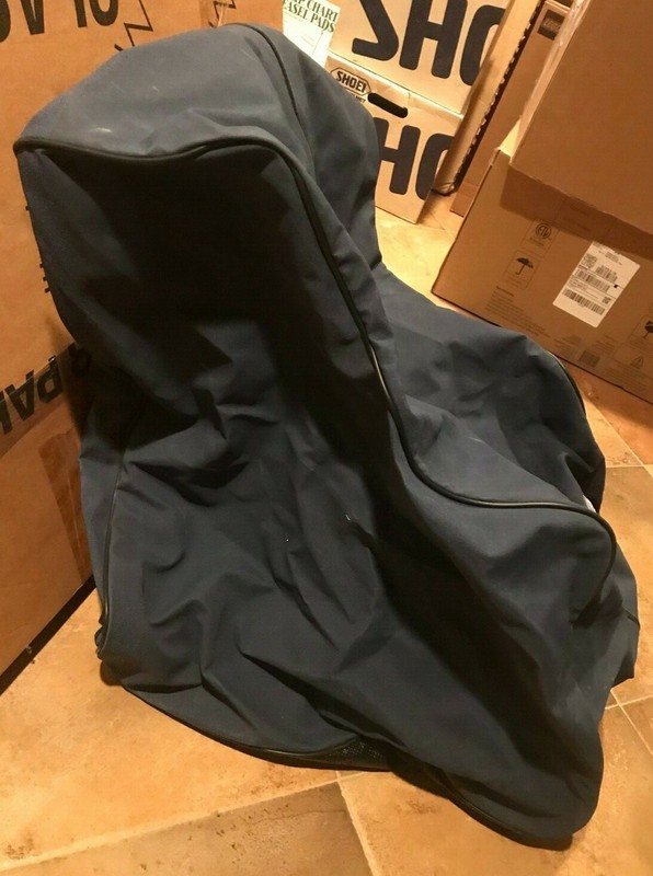 Air Travel Bag Car Seat Cover For Baby Carrier/ Booster Seat--Blue