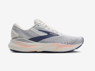 Brooks Adrenaline GTS 24 Woman 2A (Schmal) - Col.140 (Grau/Blaues Band/Pfirsich)