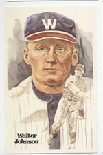 WALTER JOHNSON Unsigned Perez Steele Post Card - Set Break