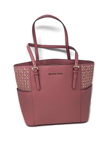 michael kors jet set large embellished leather tote