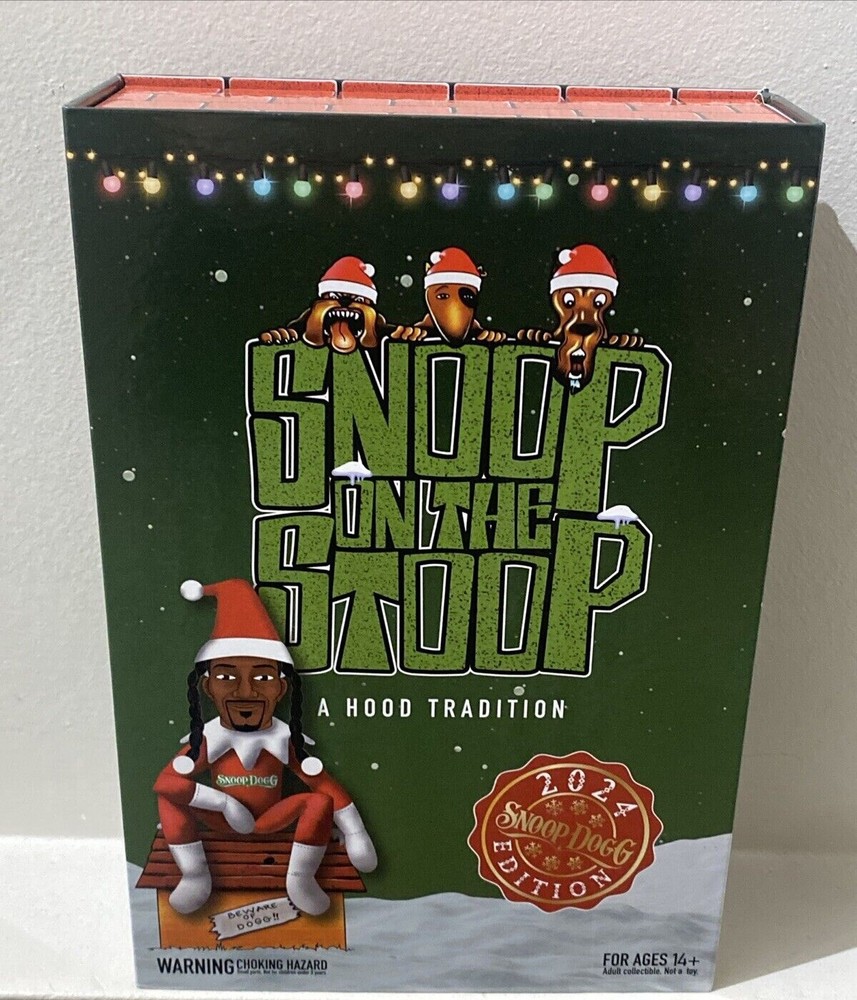 Snoop On The Stoop A Hood 12” Snoop Dogg Christmas Plush Rap Figurine 2024