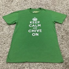 Chive T-Shirt Green "Chive on" Size Medium Made in the USA