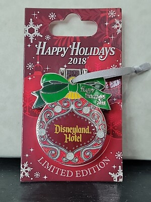 Disney Pin Holiday 2018 - Resort Baubles - Disneyland Hotel LE 2000