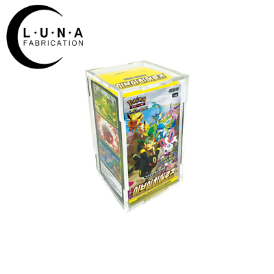 pokemon card booster box case Acrylic Case Display for Pokmon Booster Box
