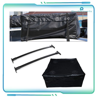 Roof Rack Cross Bar Set + Travel Luggage Storage Bag For 2016-2018 Ford Explorer