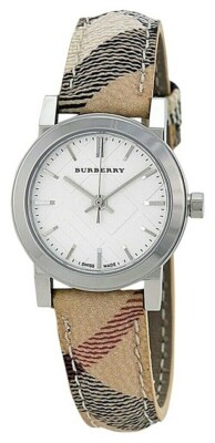 Brand New Burberry BU9222 Haymarket Check Stainless Steel  display picture 2