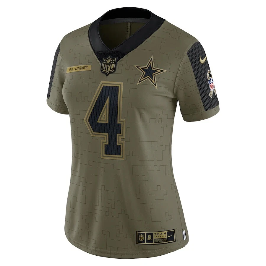 Dak prescott jersey salute to service sales