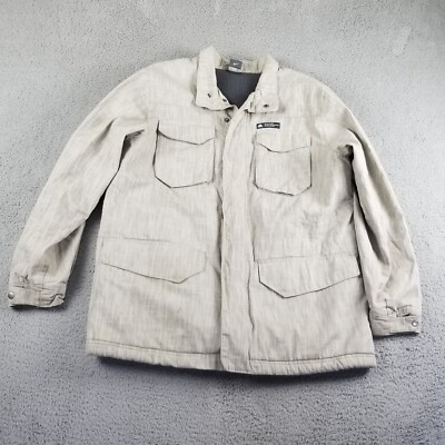 Vintage Nike ACG Jacket Men Large Canvas Chore Coat Sherpa Lined Cotton 2006