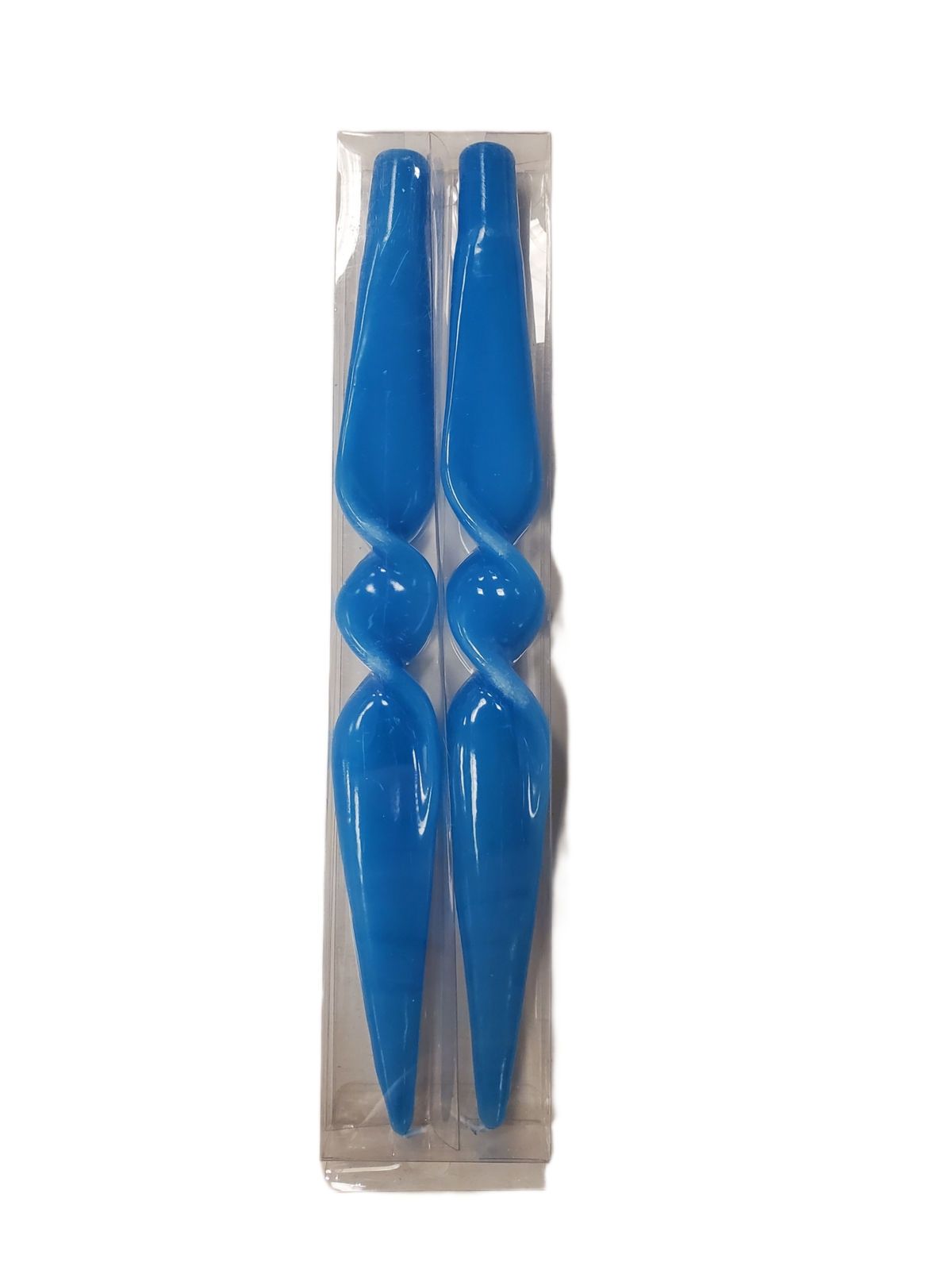 ASHLAND UNSCENTED NEON TAPER CANDLES 2pc BLUE for sale online eBay
