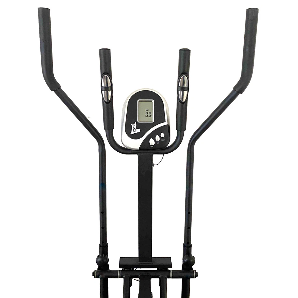 ELLITTICA Cyclette Trainer sella regolabile Bike Fitness display LCD ORB2600S - Immagine 2 di 4