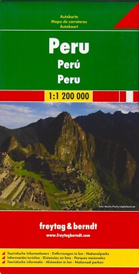Peru Road Map, by Freytag & Berndt